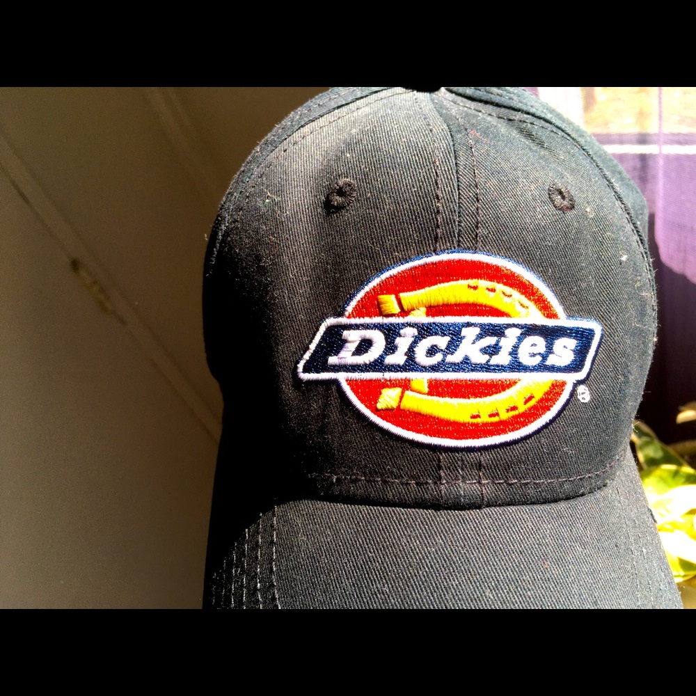 Black Dickies Brand Baseball Hat